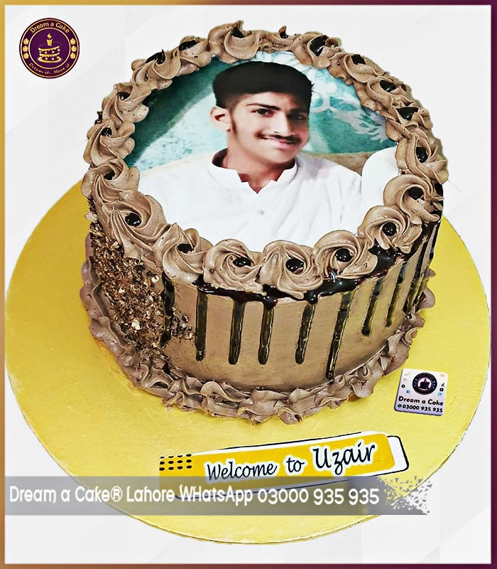 Royal Chocolate Picture Cake in Lahore