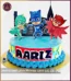 Sparkling PJ Masks Cake in Lahore