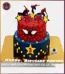 Two Tier Spiderman Cake for 3rd Birthday of Baby Boy in Lahore