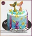 Pretty Arial Mermaid Theme Cake in Lahore