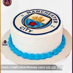 Savoury Manchester City Logo Cake in Lahore