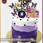 Butterflies Bliss BTS Inspired Cake in Lahore