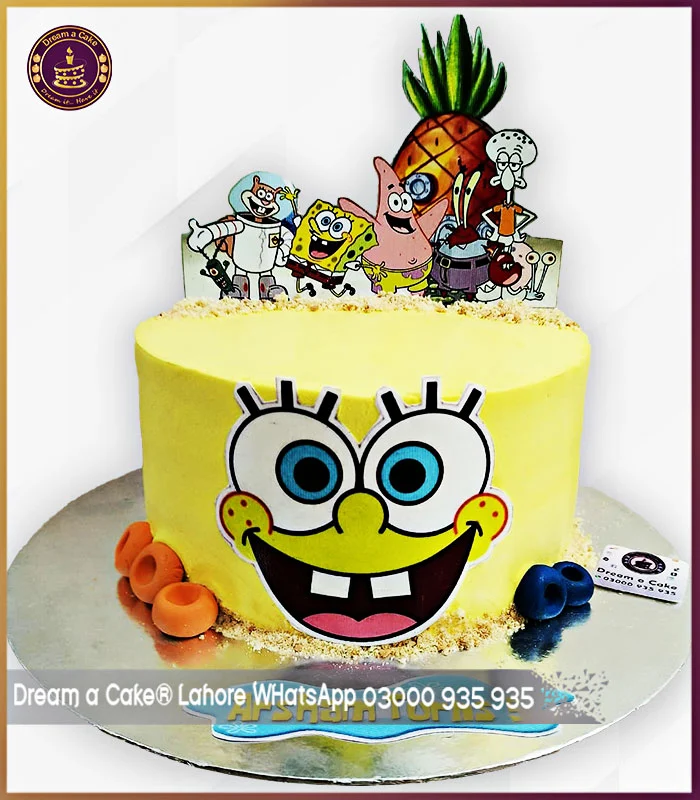 Imaginative SpongeBob SquarePants Cake in Lahore