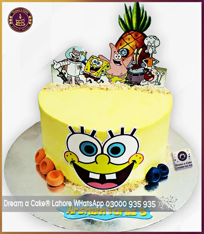 Imaginative SpongeBob SquarePants Cake in Lahore