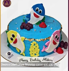 Under the Sea Adventure Baby Shark Cake in Lahore