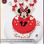 3rd Birthday Motivating Minnie Mouse Cake Perfect for Girls in Lahore