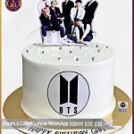 Bangtan Bliss Appealing BTS Themed Cake in Lahore