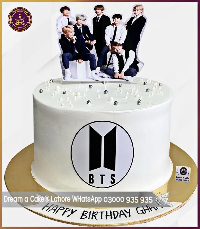 Bangtan Bliss Appealing BTS Themed Cake in Lahore