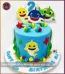 Oceanic 2nd Birthday Baby Shark Themed Cake in Lahore