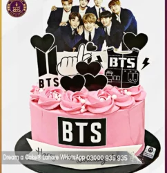 Sweet Serenade BTS Army Inspired Cake in Lahore