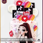 Tiktok Worthy Birthday Cake for the Social Media Savvy Girl in Lahore