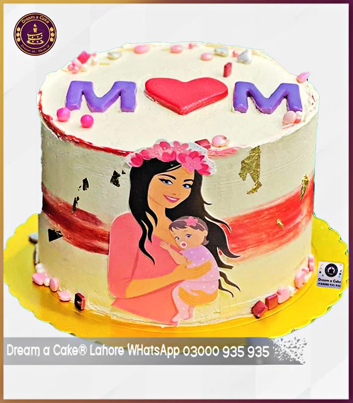 Exquisite Elegance Mothers Day Cake in Lahore