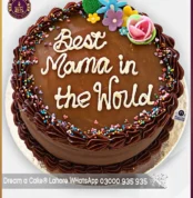 Floral Fantasy Chocolate Mother's Day Cake in Lahore