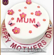 Treat your mom to a delectable surprise with Fragrant Flourish Mother's Day Cake by Dream a Cake Lahore. This custom-made cake boasts a rich and flavorful taste that will tantalize her taste buds. Baked with only the finest ingredients, this masterpiece is sure to impress. Our expert bakers have designed this cake with intricate details and a mesmerizing aroma that will fill her heart with joy. Dream a Cake Lahore is known for providing the best customized cakes in Lahore, and this cake is no exception. Order online from our cake shop in Lahore and enjoy our seamless cake delivery in Lahore. Show your mom how much you love her with Fragrant Flourish Mother's Day Cake. We can deliver anytime, ontime, safely and  anywhere in Lahore. You can send this beautiful and tasty cake as a combo with flowers bouquet or any other gift like teddy bear or chocolates etc. thought visiting our Flowers and Other Gifts Shop page to spread supreme happiness and joy.