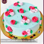 Love You Mom Joyful Cake for Mothers Day Celebration in Lahore