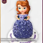 Majestic Masterpiece Sofia Theme Doll Cake