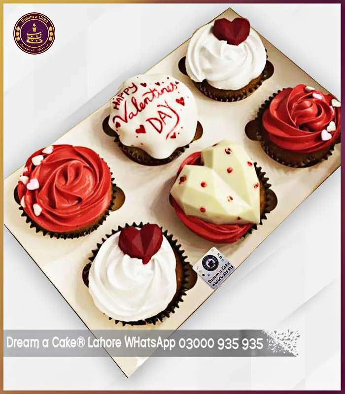 Romantic Treats Loveable Cupcakes in Lahore