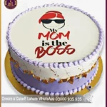Ruling the World with Love Mother's Day Poster Cake in Lahore