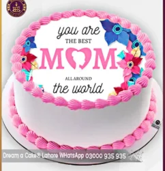 Spring Fling Mother's Day Poster Cake in Lahore