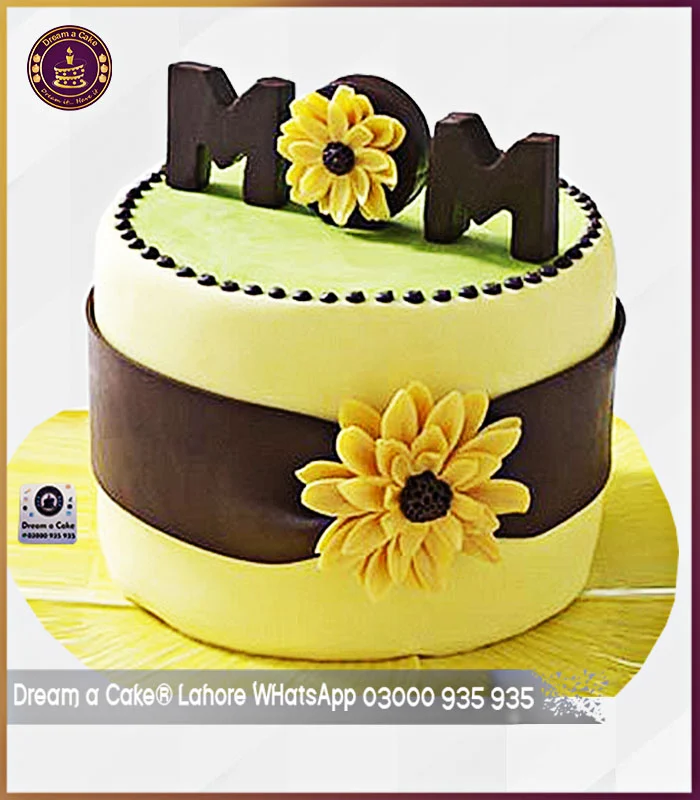 Sunshine Smile Mother's Day Cake in Lahore