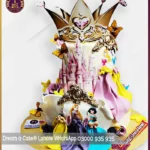 2 Tier Magical Crowned Princess Theme Cake in Lahore