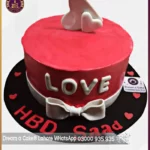 Be My Valentine Love Cake in Lahore