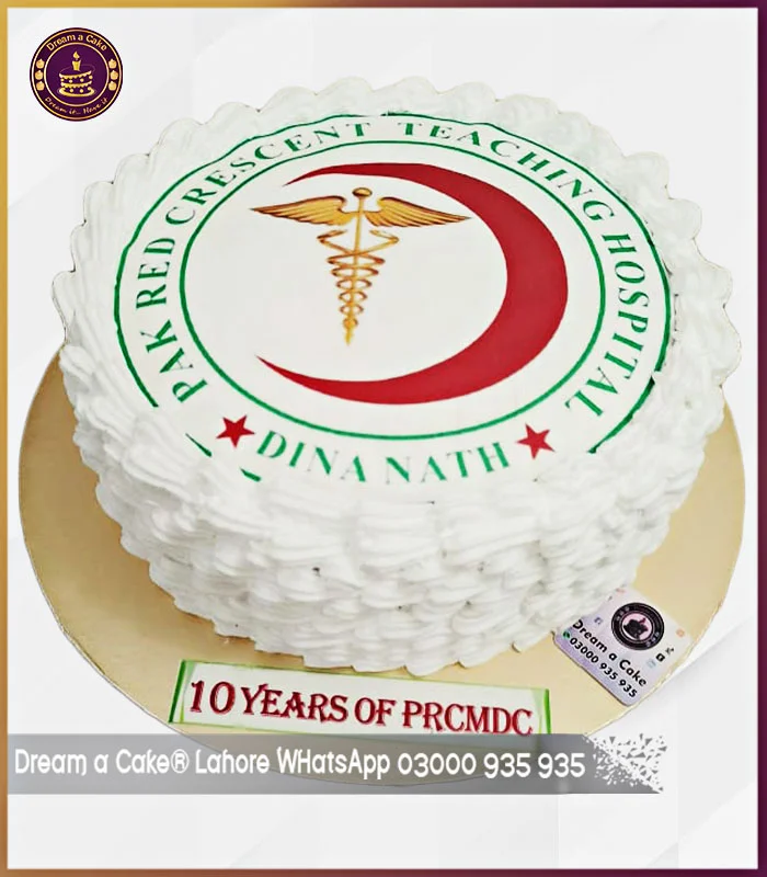 Business Bliss Corporate Logo Cake in lahore