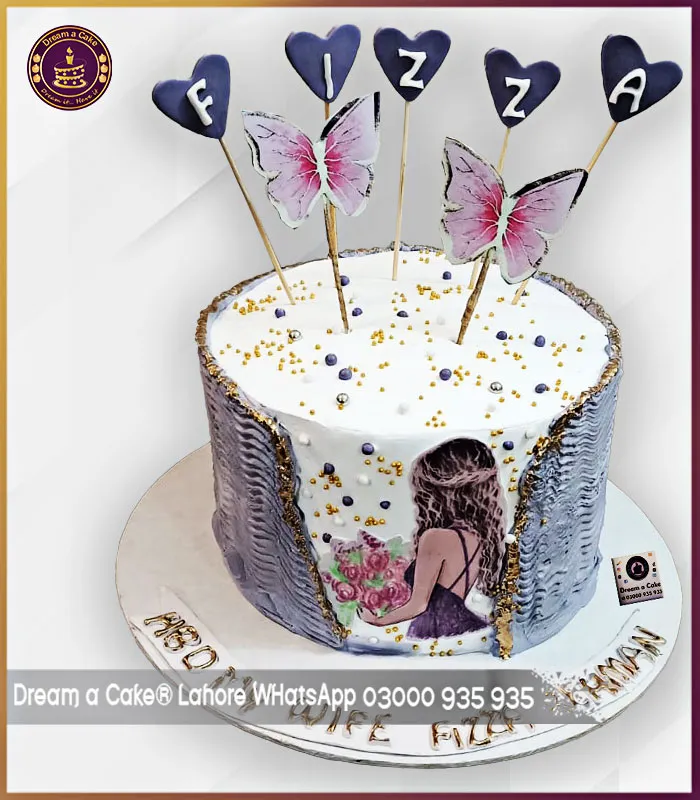 Butterflies Fantasia Designer Cake in Lahore