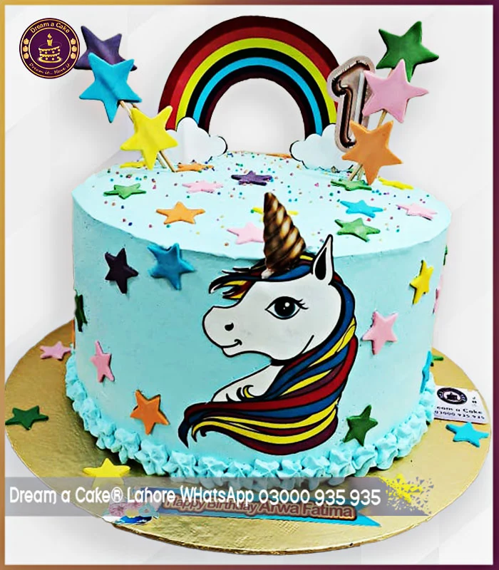 Celestial Confection Unicorn Theme Cake in Lahore