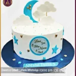 Celestial Delight Love You to the Moon & Back Cake in Lahore