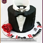 Classy Attire Suiting Cake in Lahore