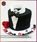 Classy Attire Suiting Cake in Lahore