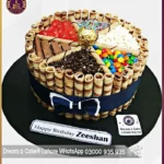 Crunchy Fusion Wafer Sticks Cake in Lahore