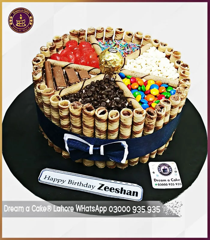 Crunchy Fusion Wafer Sticks Cake in Lahore