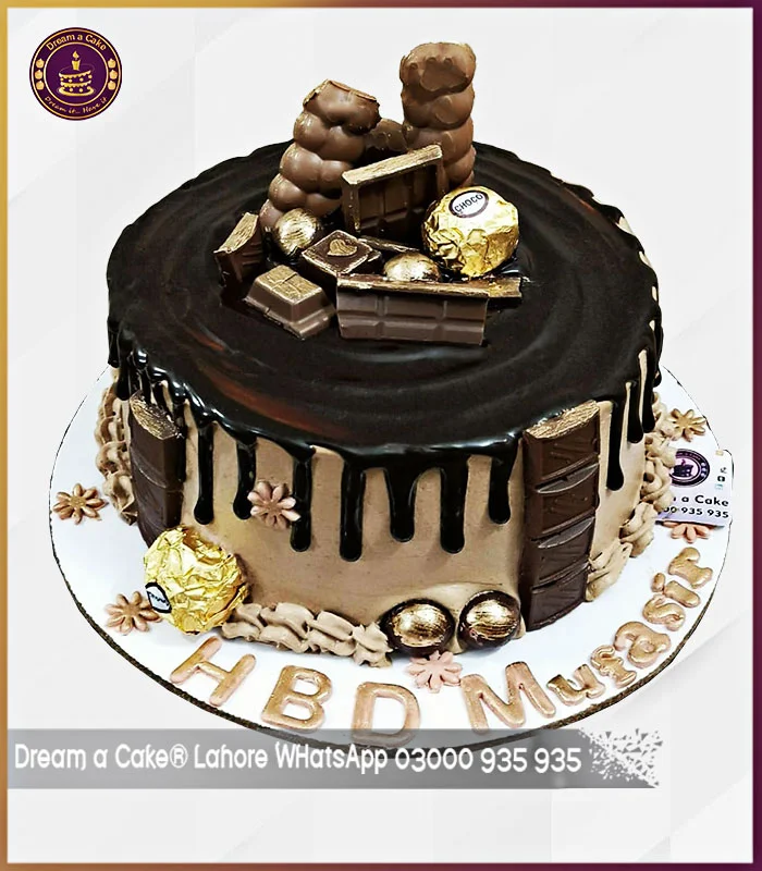 Decadent Chocolate Birthday Cake in Lahore