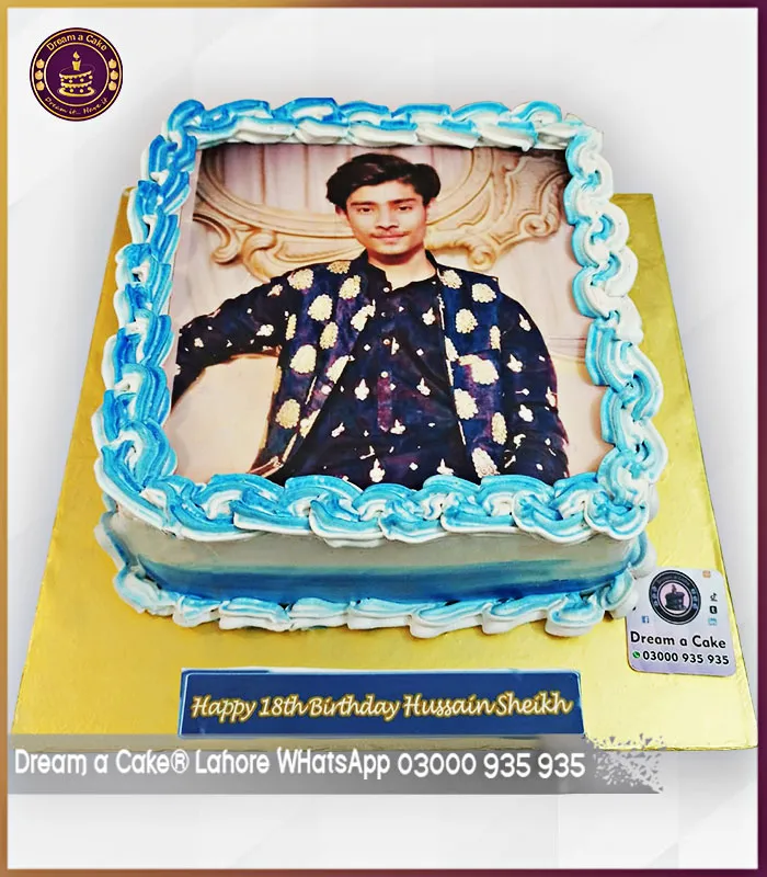 Designer Delight Birthday Boy Picture Cake in Lahore