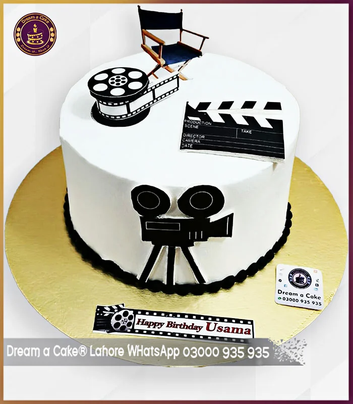 Director's Cut Confection Movie Maker Theme Cake in Lahore