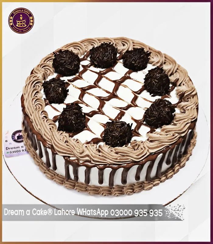 Divine Melange Chocolaty Textured Delight Cake in lahore