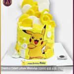 Electric Extravaganza Pikachu Theme Cake in Lahore