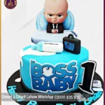 Epic First Birthday Boss Baby Cake in Lahore