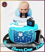 Epic First Birthday Boss Baby Cake in Lahore