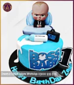 Epic First Birthday Boss Baby Cake in Lahore