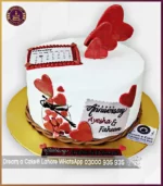 Everlasting Memories Anniversary Calendar Cake in Lahore