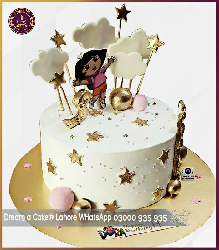 Fairyland Treat Dora Cake in Lahore