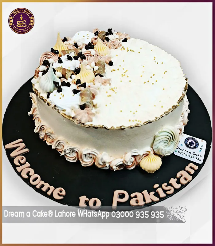 Flavorful Welcome to Pakistan Cake in Lahore