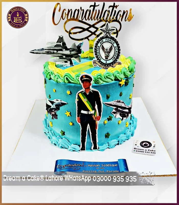 Flyer's Fantasy PAF Theme Cake in Lahore