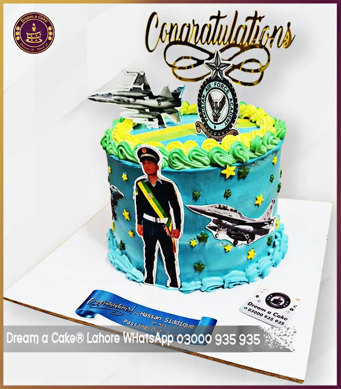 Flyer's Fantasy PAF Theme Cake in Lahore