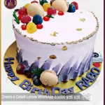 Fun-filled Fruit Jellies Cake in Lahore