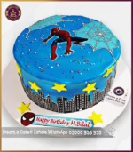 Heroic Skyscrapers Spiderman Cake in Lahore