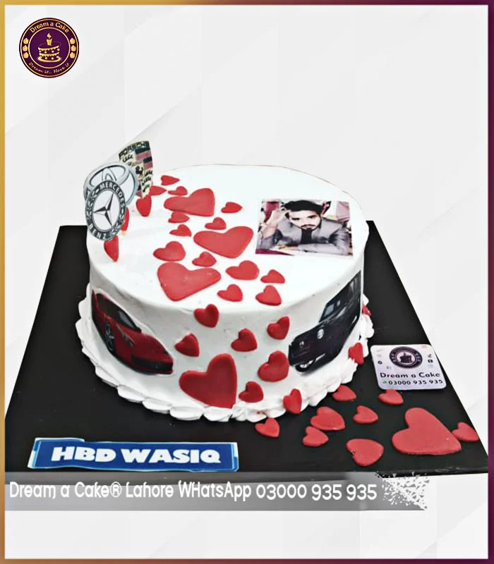 Love Ignited Car Lover's Cake in Lahore